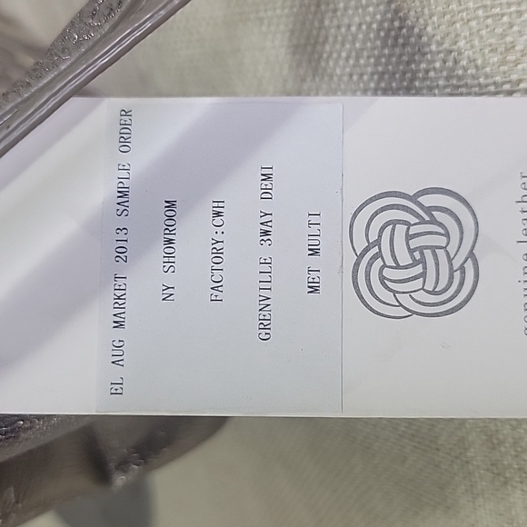 Elliott Lucca 3 way Demi Metallic Woven Leather Crossbody Shoulder Bag - Picture 5 of 15